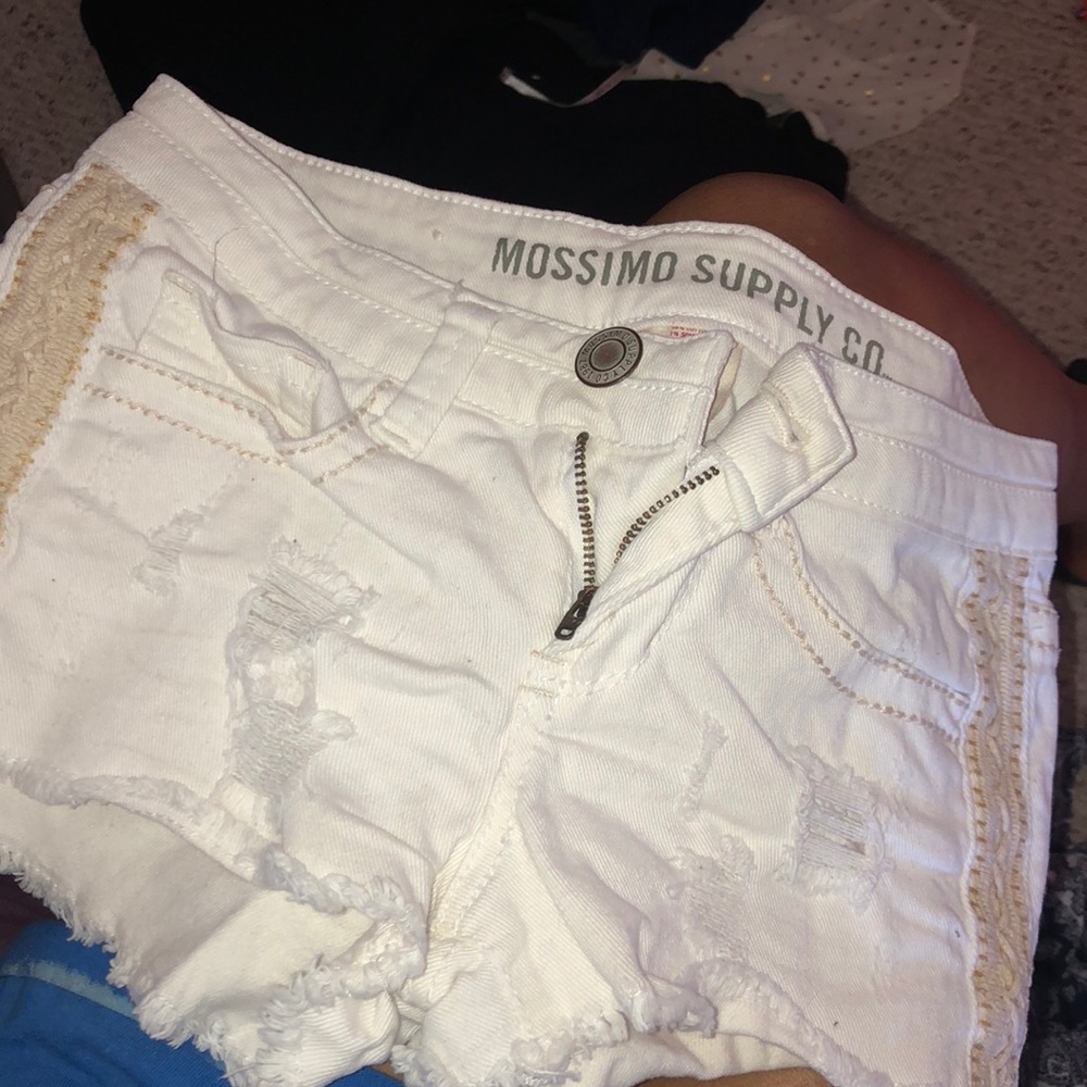 distressed shorts